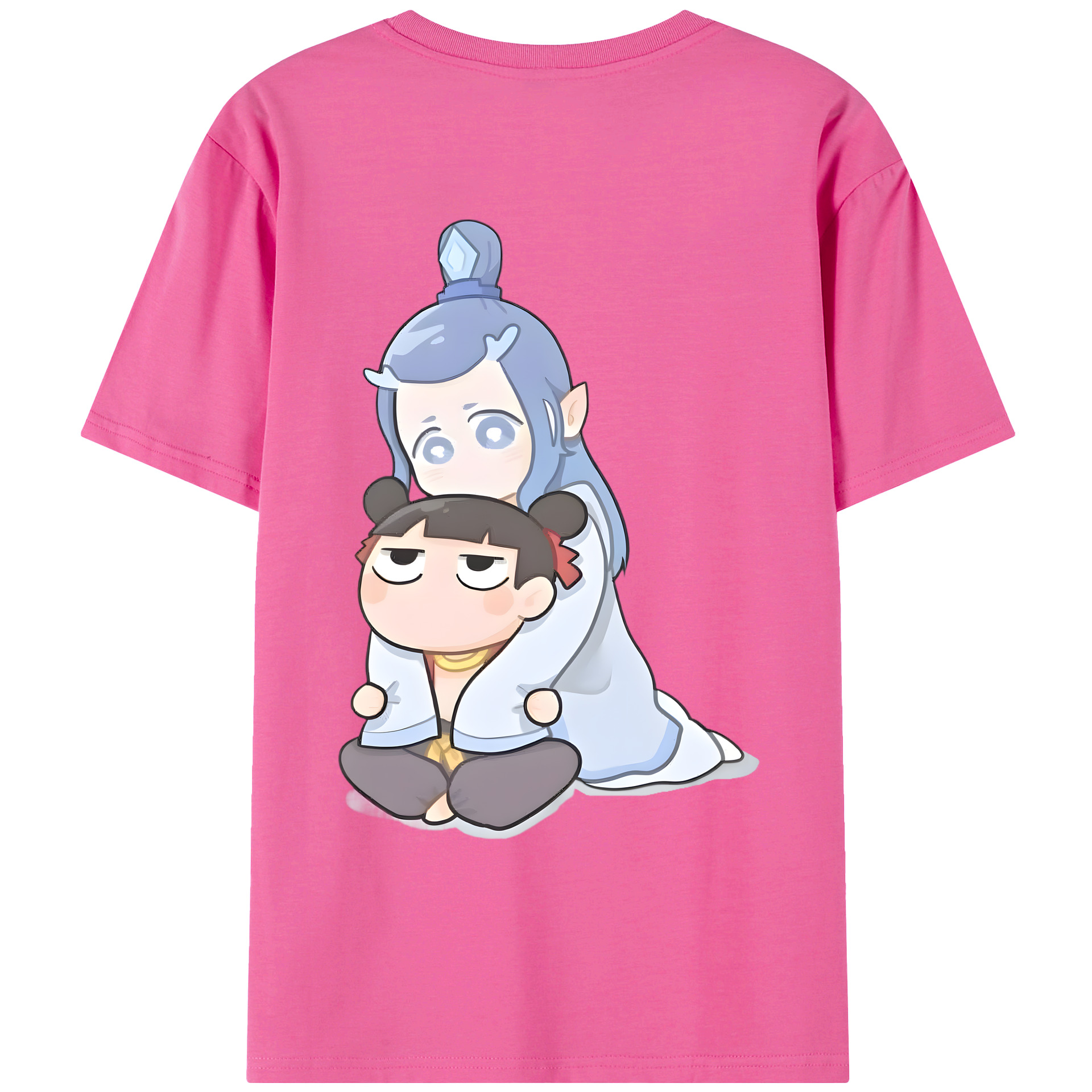 （画像用） Ne Zha 2 ナタ 魔童の大暴れ レディース半袖Tシャツ(バックプリント)